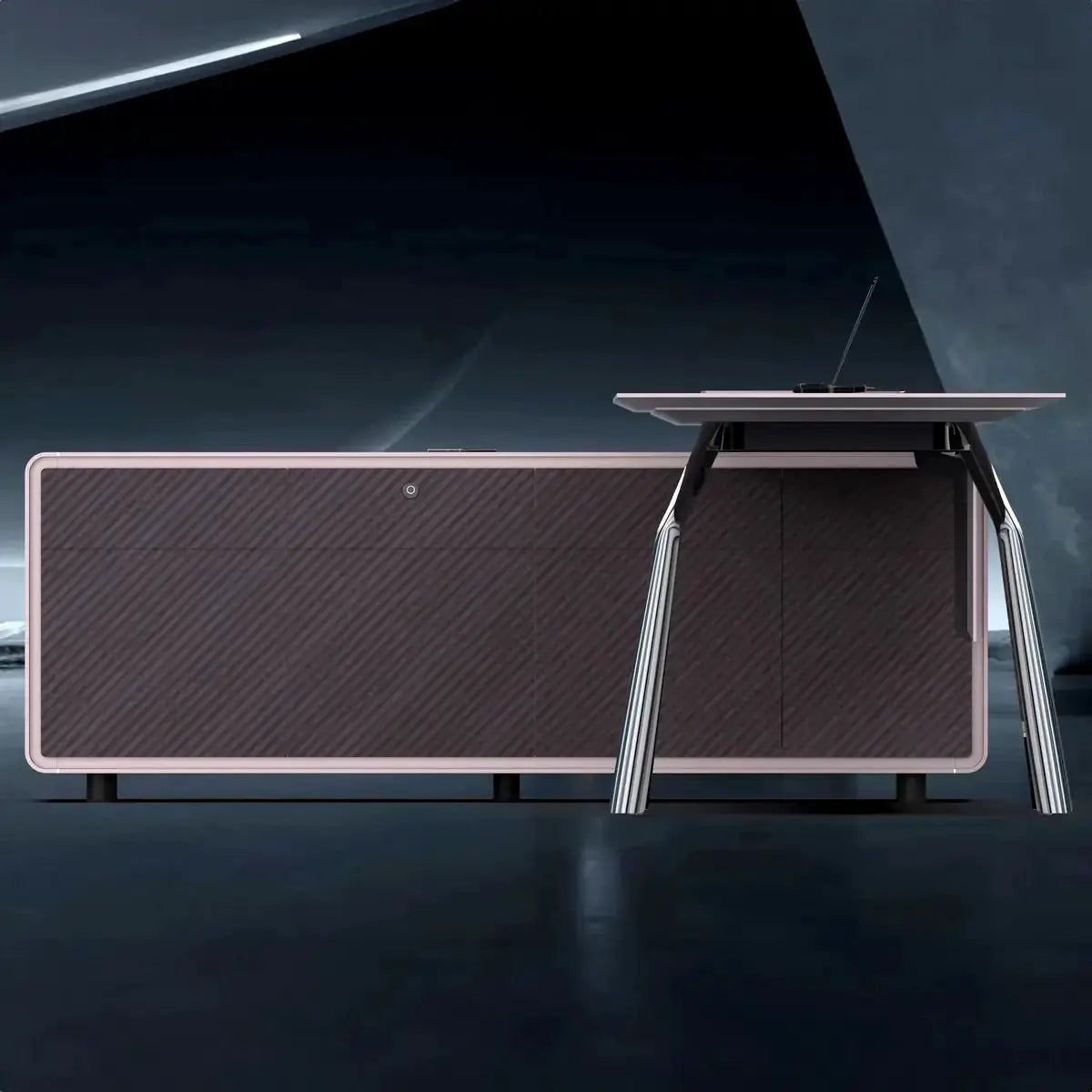 Zyner · Luxury L-Shaped Executive Desk by Arc Grove