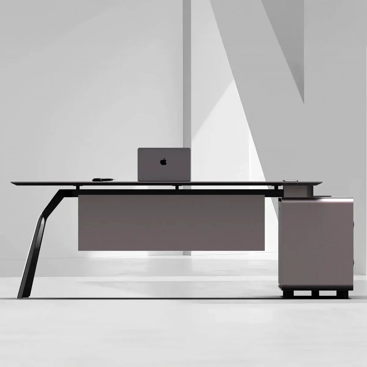 Zyner · Luxury L-Shaped Executive Desk by Arc Grove