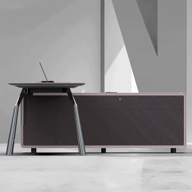 Zyner · Luxury L-Shaped Executive Desk by Arc Grove