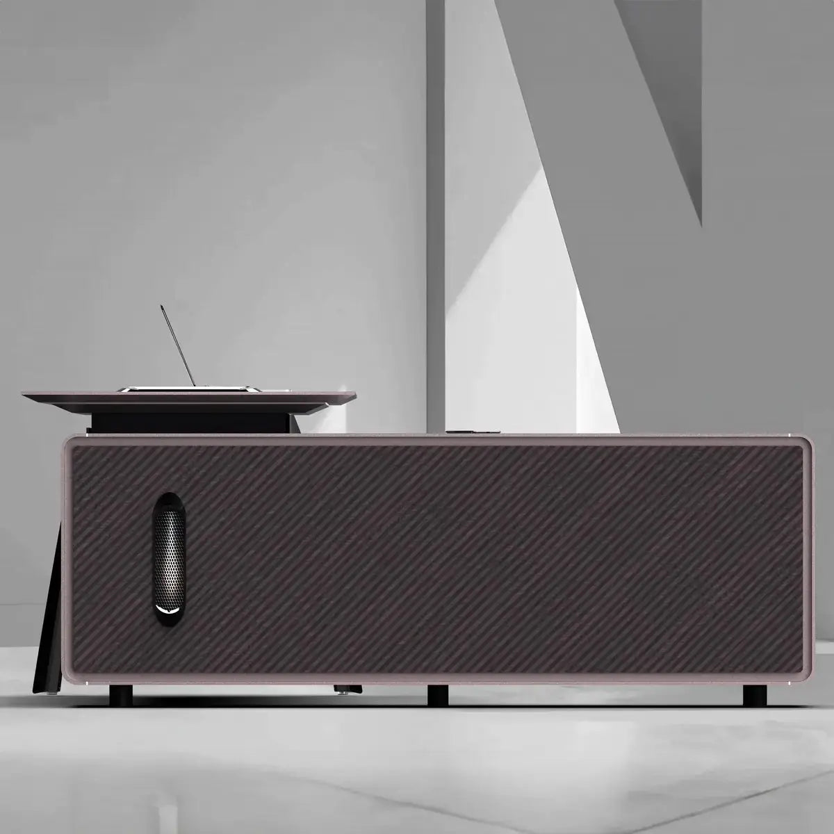 Zyner · Luxury L-Shaped Executive Desk by Arc Grove