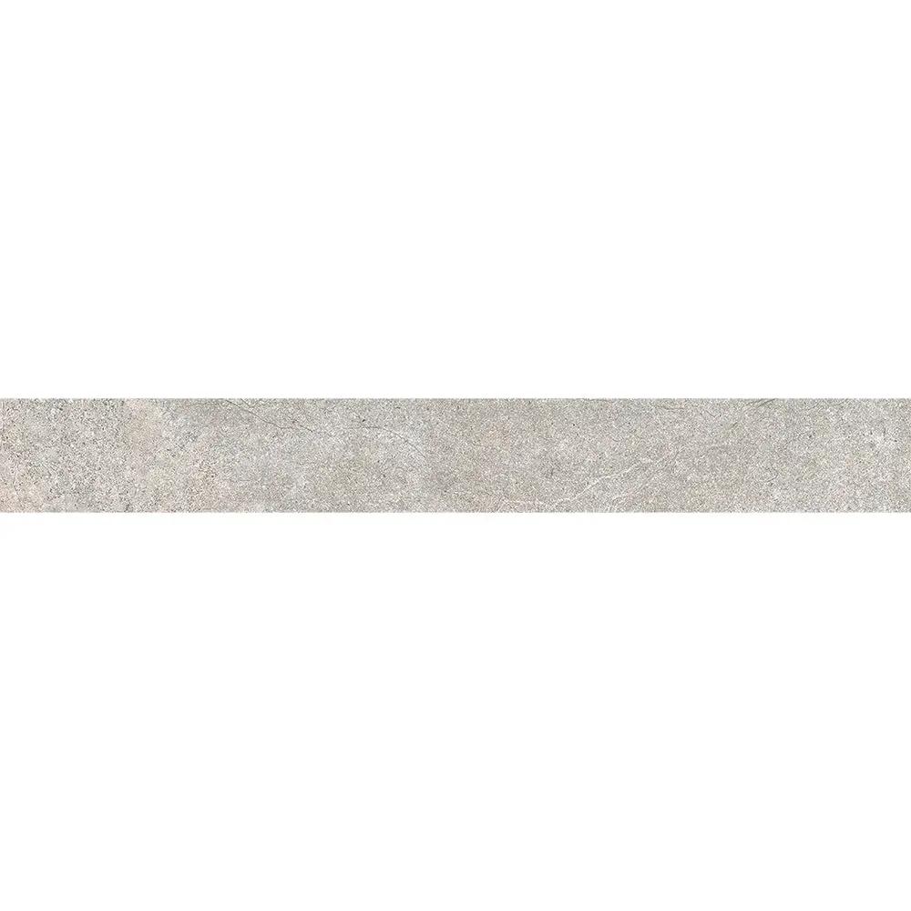 Rock Gray Bullnose Matte 3x24 by Stonetiledepot