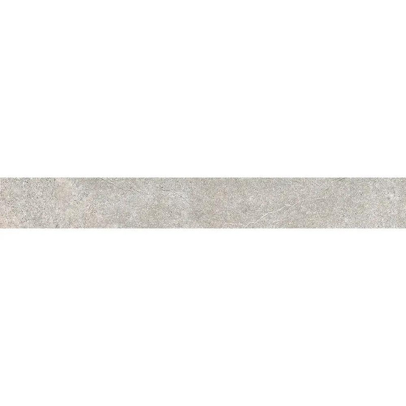 Rock Gray Bullnose Matte 3x24 by Stonetiledepot