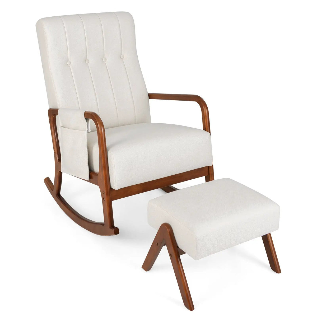 Rocking Chair with Ottoman by DirectDeals