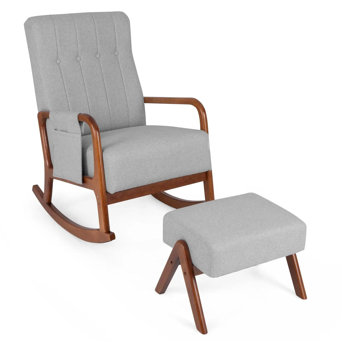 Rocking Chair with Ottoman by DirectDeals