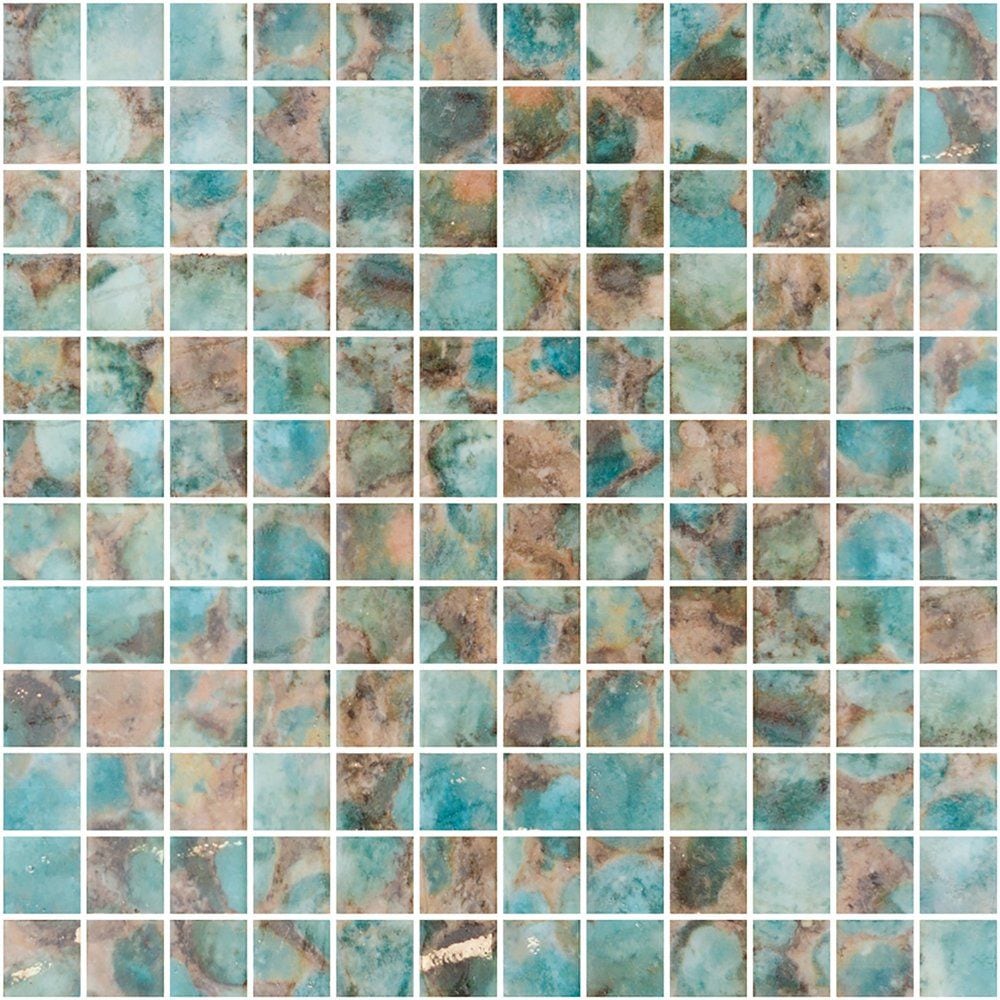 Rodas Glossy 1x1 Glass Mosaics 12x18 Glass Glossy 12x18 Mosaics