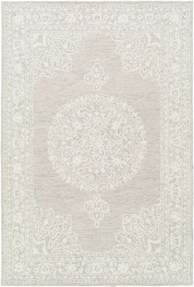 Roessleville Cream Wool Area Rug by Boutique Rugs