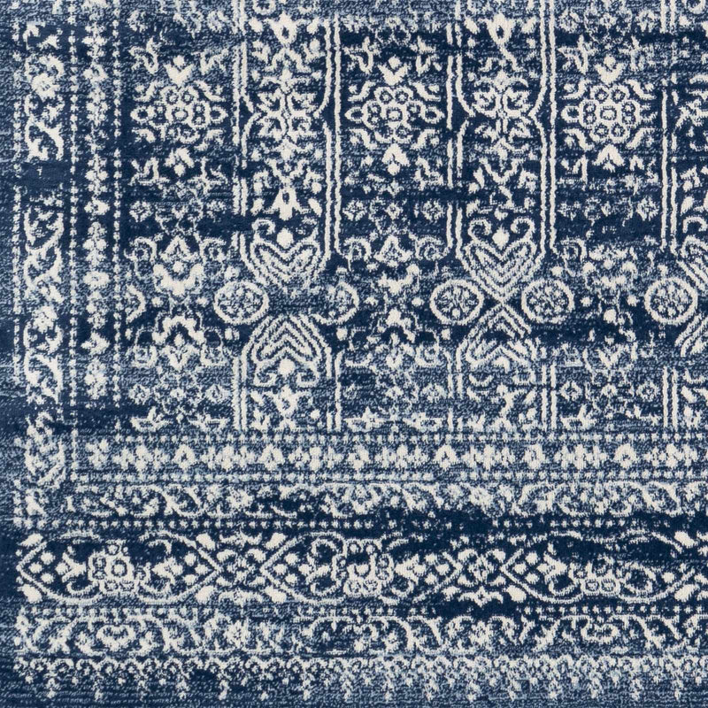 Michie Dark Blue Area Rug by Hauteloom