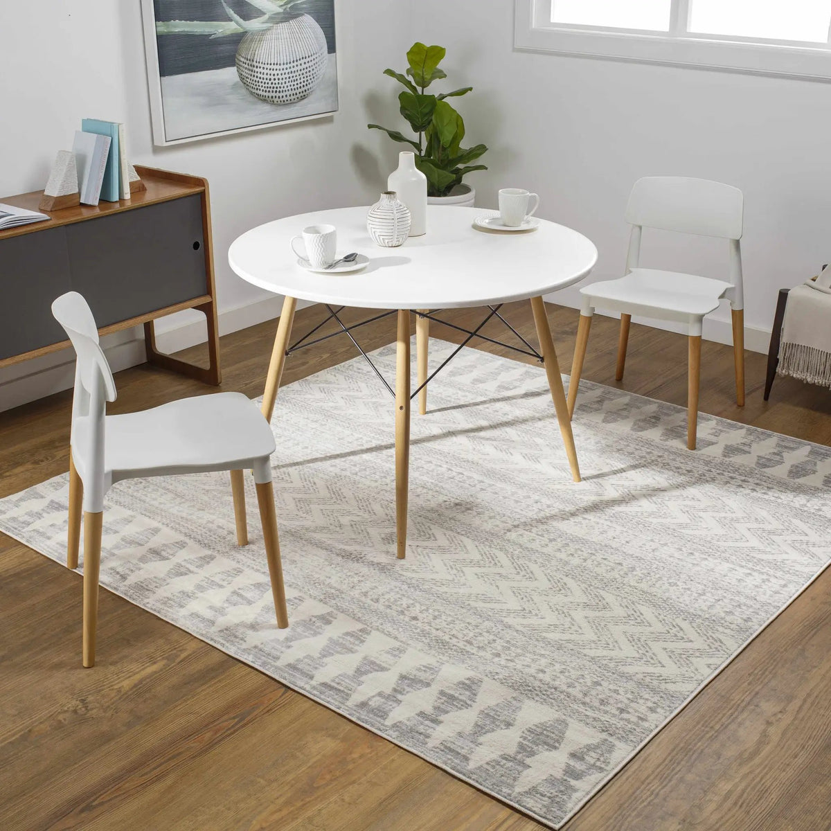 Chinnor Neutral Area Rug by Hauteloom