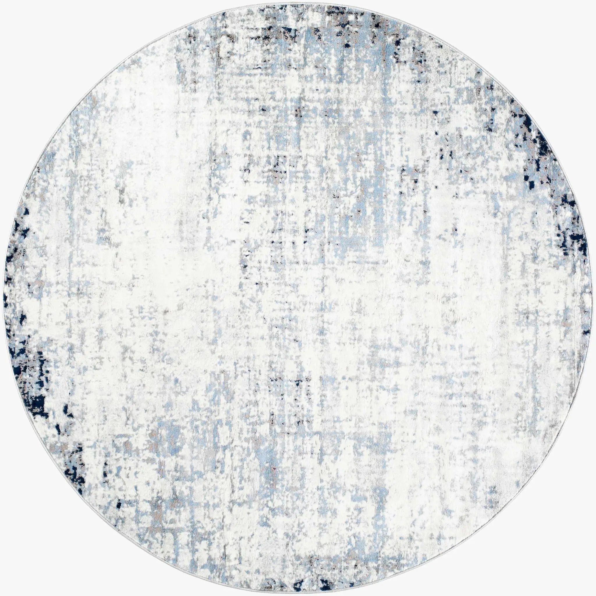 Texanna Abstract Blue/Gray Area Rug by Boutique Rugs
