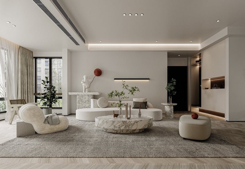 Romolo Oval Coffee Table by Zicana Boutique