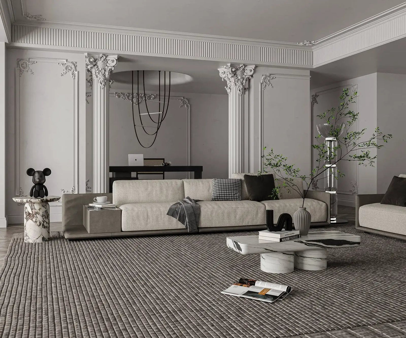 Romolo Side Table by Zicana Boutique