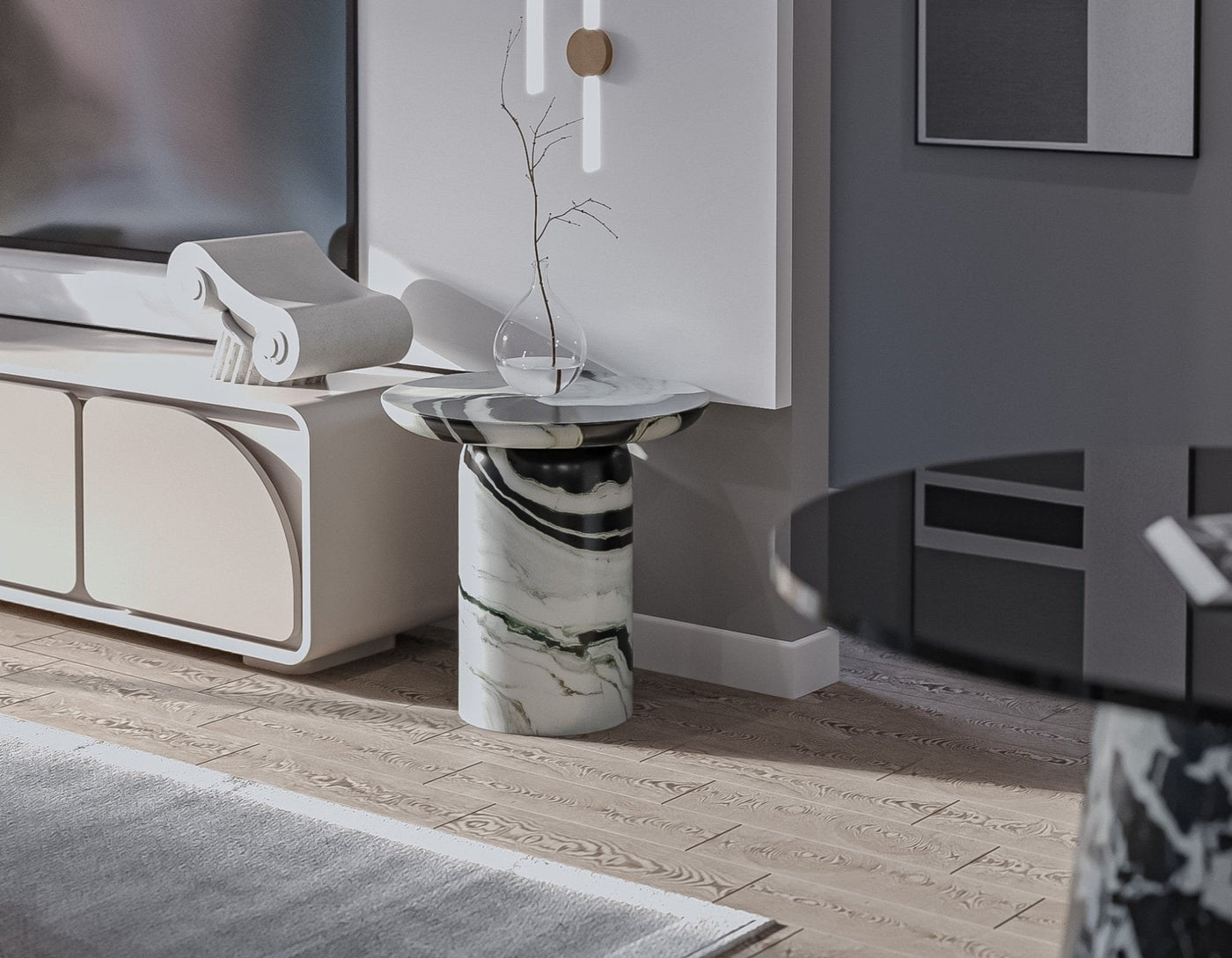 Romolo Side Table by Zicana Boutique