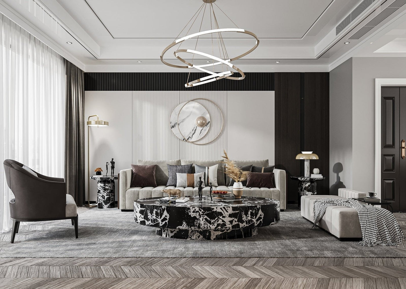 Romolo Side Table by Zicana Boutique