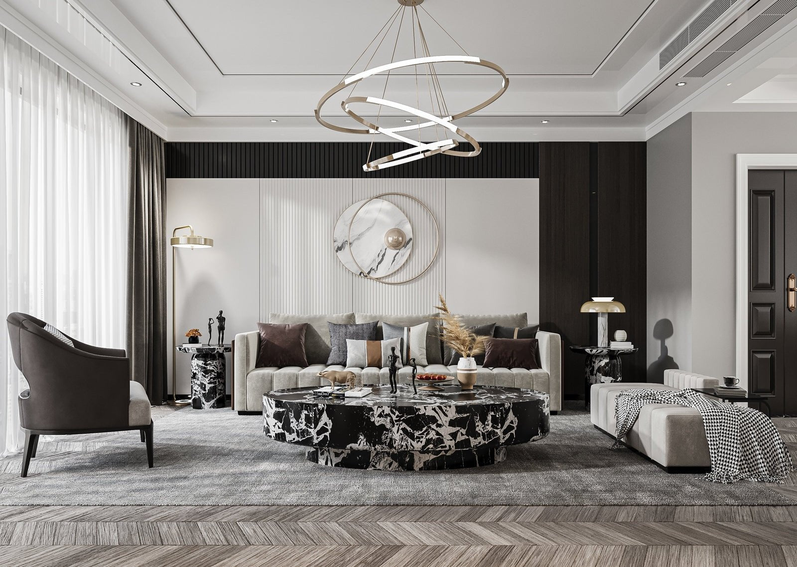 Romolo Side Table by Zicana Boutique