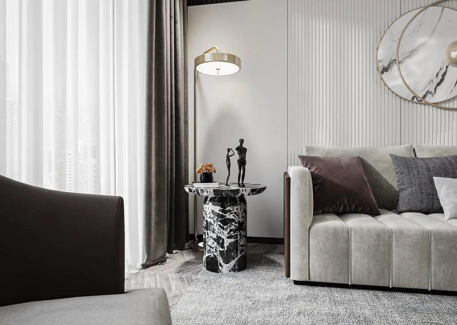 Romolo Side Table by Zicana Boutique