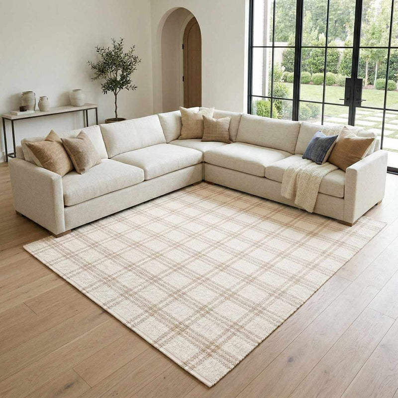 Dhyana Cream Area Rug by Boutique Rugs