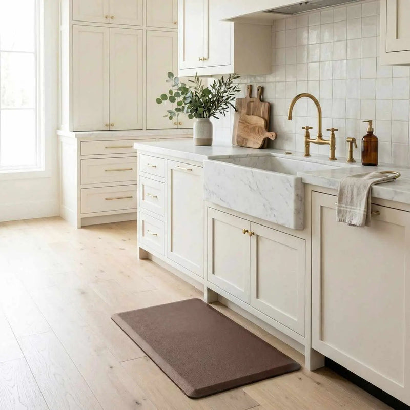 Anti-Fatigue Kitchen Mat, Brown by Boutique Rugs