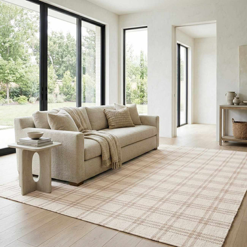 Dhyana Cream Area Rug by Boutique Rugs