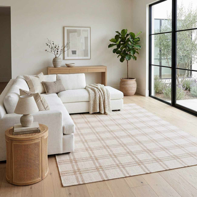 Dhyana Cream Area Rug by Boutique Rugs