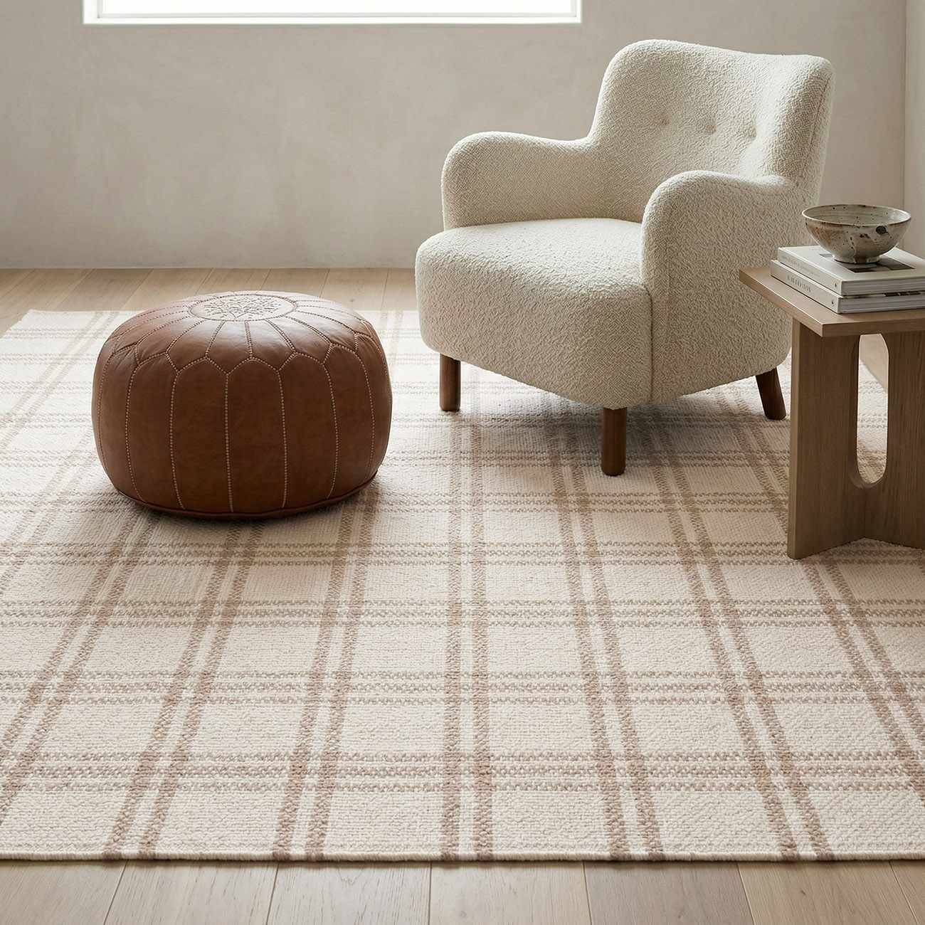 Dhyana Cream Area Rug by Boutique Rugs