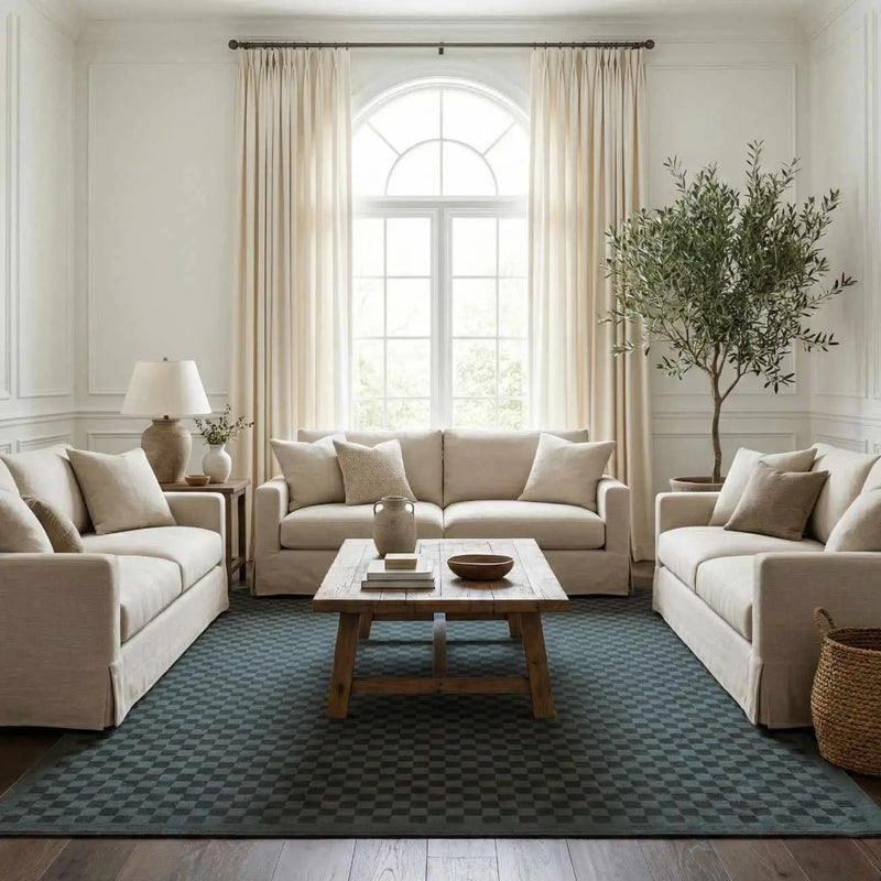 Gaiwan Oil Green Washable Area Rug by Boutique Rugs