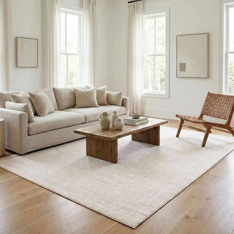 Leanna Cream Washable Area Rug by Boutique Rugs