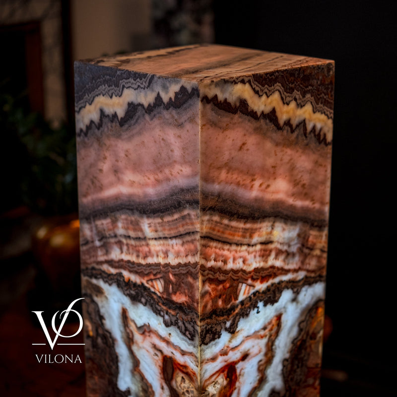 Rosa Onyx Floor Lamp - Small - 35.5"H x 12"W - Square - #5, photo 7 of 10