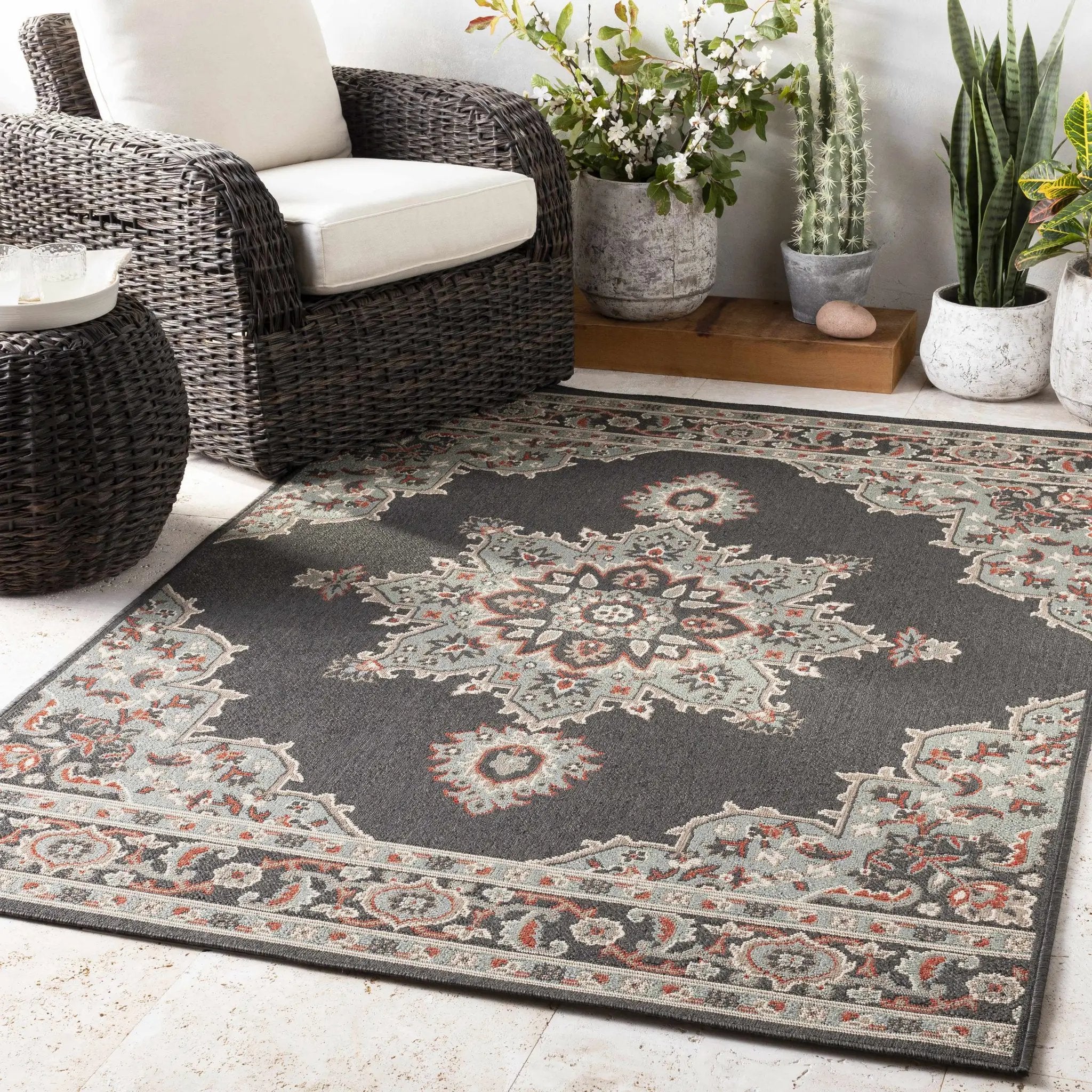 Roseglen Outdoor Area Rug - Clearance by Boutique Rugs