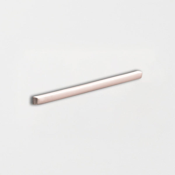 Blush Glossy Edge Trim Ceramic Moldings 3/8x6