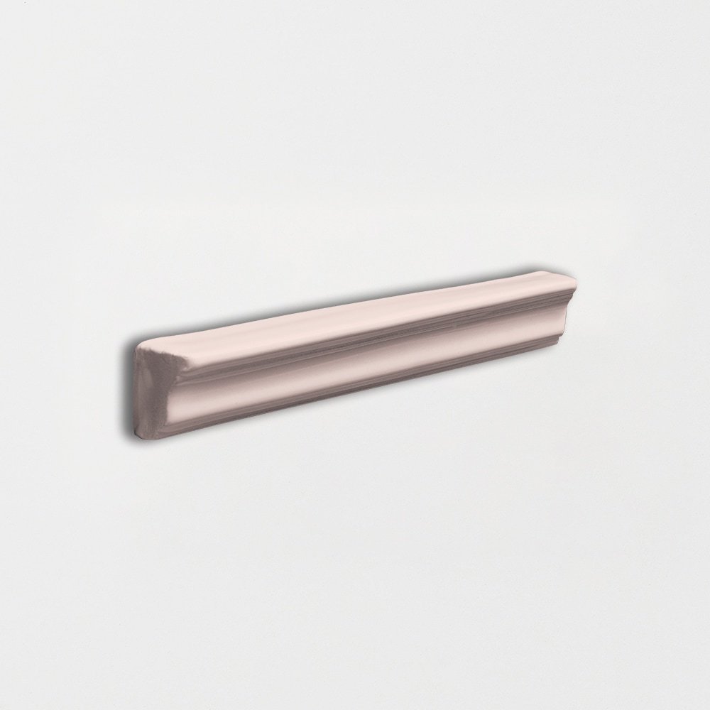 Blush Glossy Finish Trim Ceramic Moldings 1x6 Ceramic Glossy 2x6 Moldings