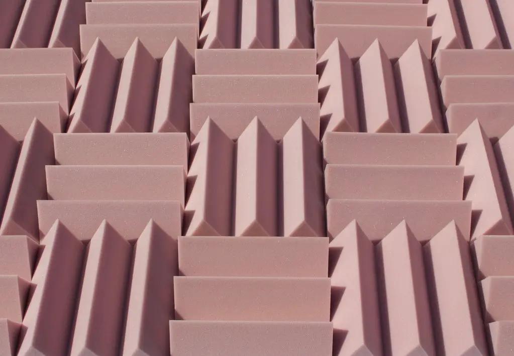 4 Inch Acoustic Foam Wedge Style Panels - 13 Color Options by SoundAssured