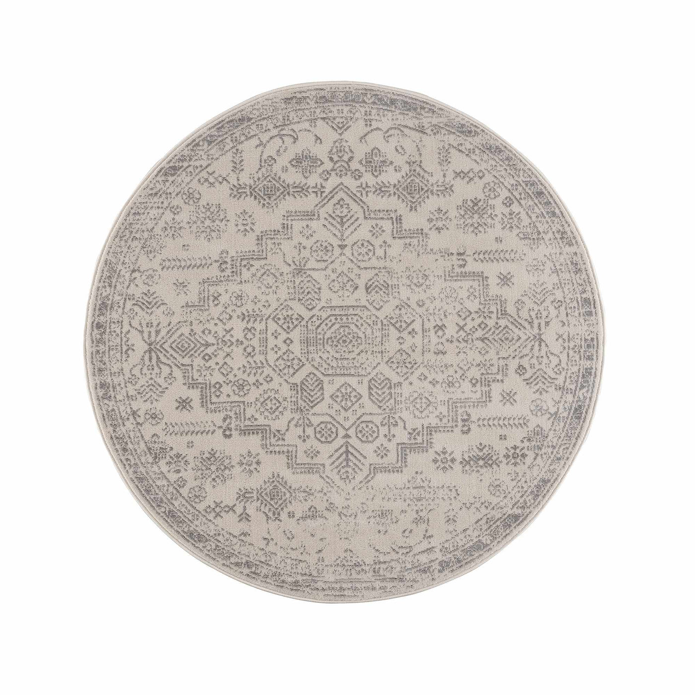 Tigried Ivory & Gray 2323 Area Rug - Clearance by Boutique Rugs