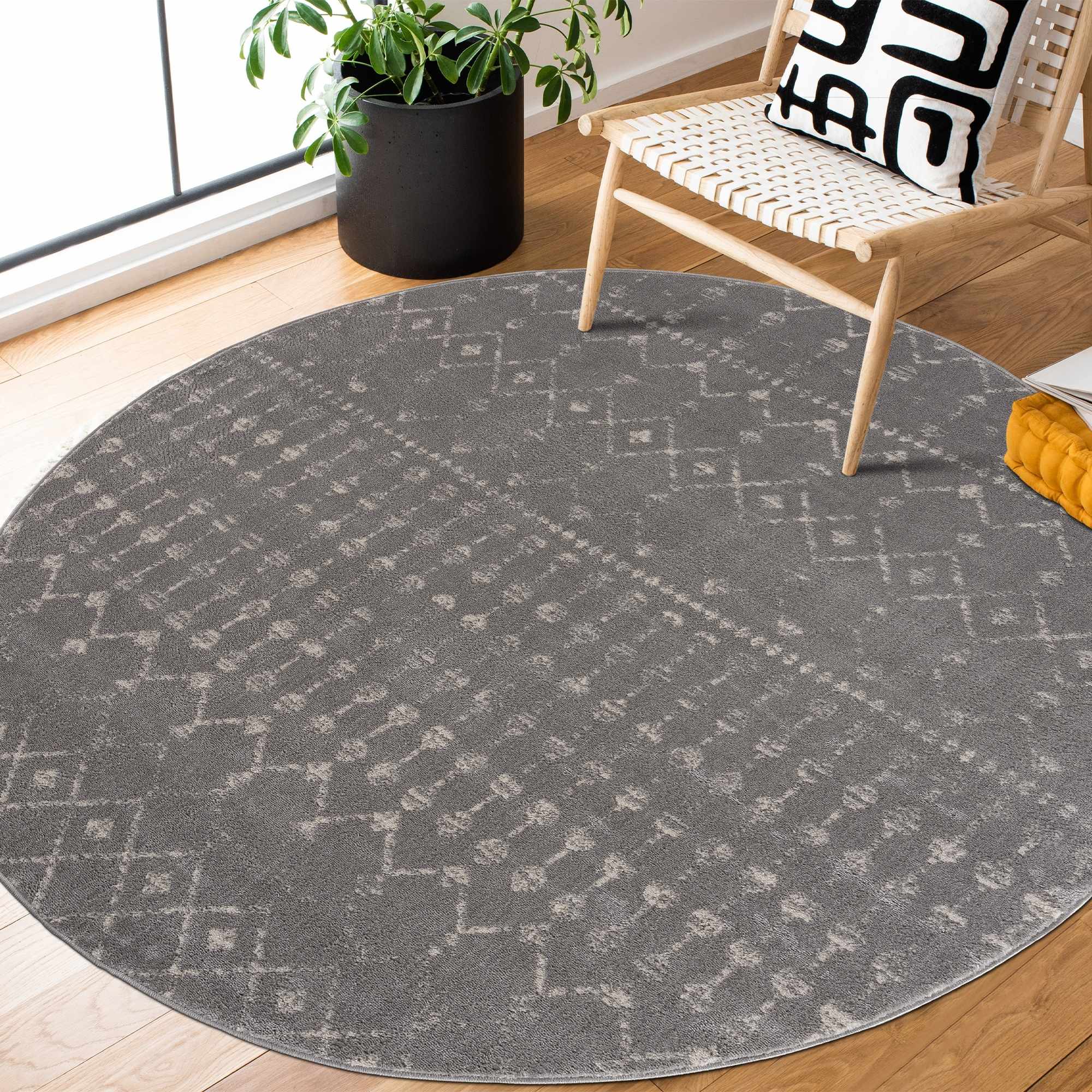 Tigrican Light Gray 2334 Area Rug - Clearance by Boutique Rugs
