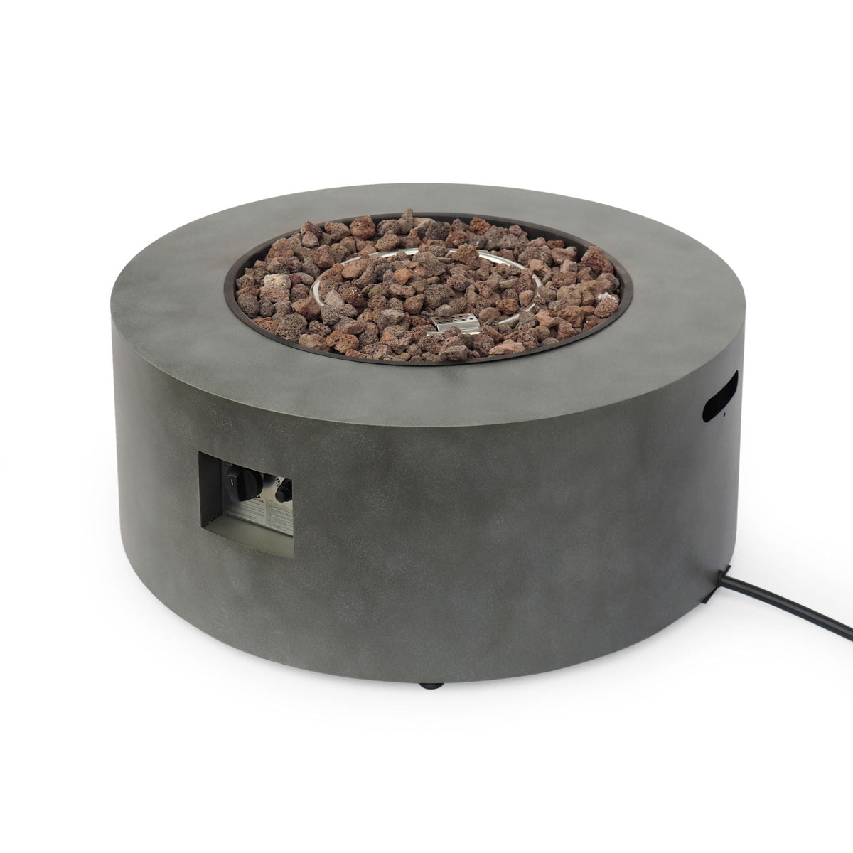 Round Iron Fire Pit With 40,000 Btu, photo 2 of 16
