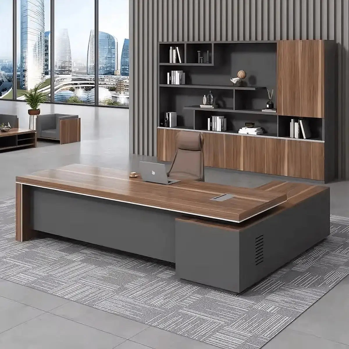 Belford · Modern Executive L-Shaped Desk by Arc Grove