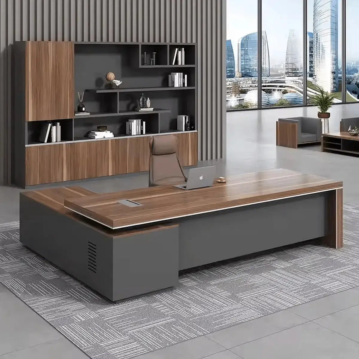 Belford · Modern Executive L-Shaped Desk by Arc Grove