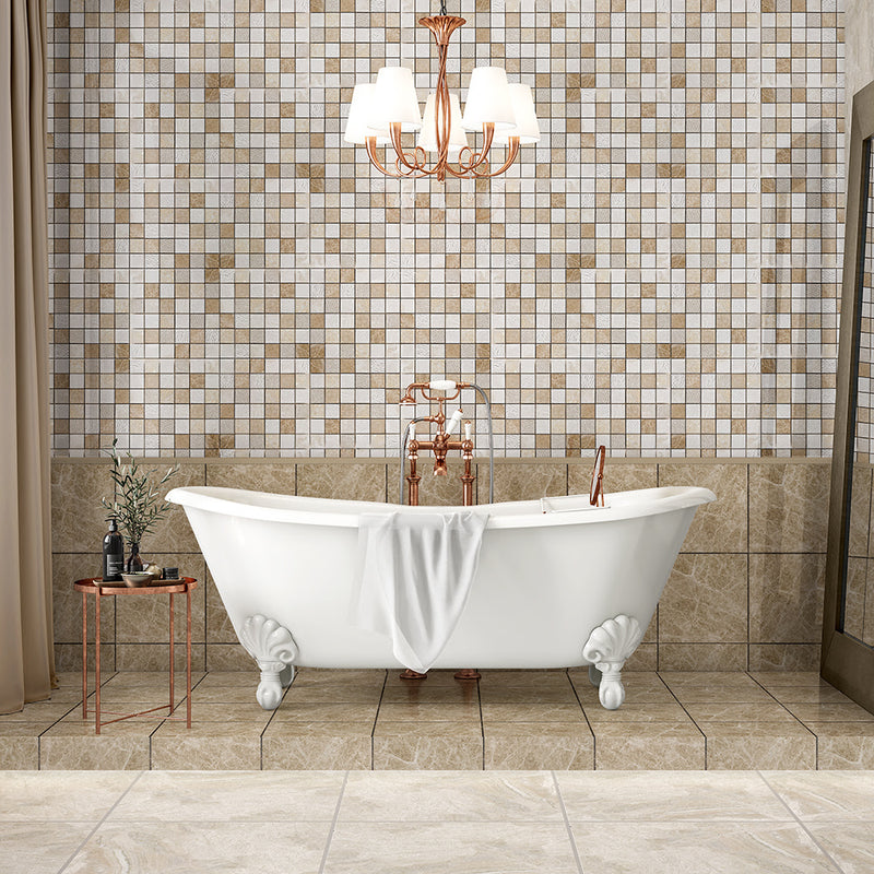 Royal Beige Honed Marble Tiles 24x24 Marble Honed 24x24 Tiles — 2