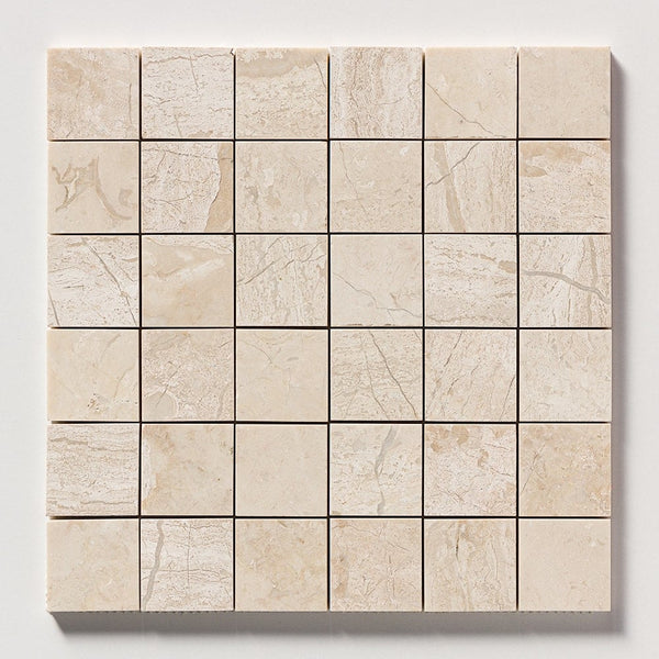 Royal Beige Honed 2x2 Marble Mosaics 12x12