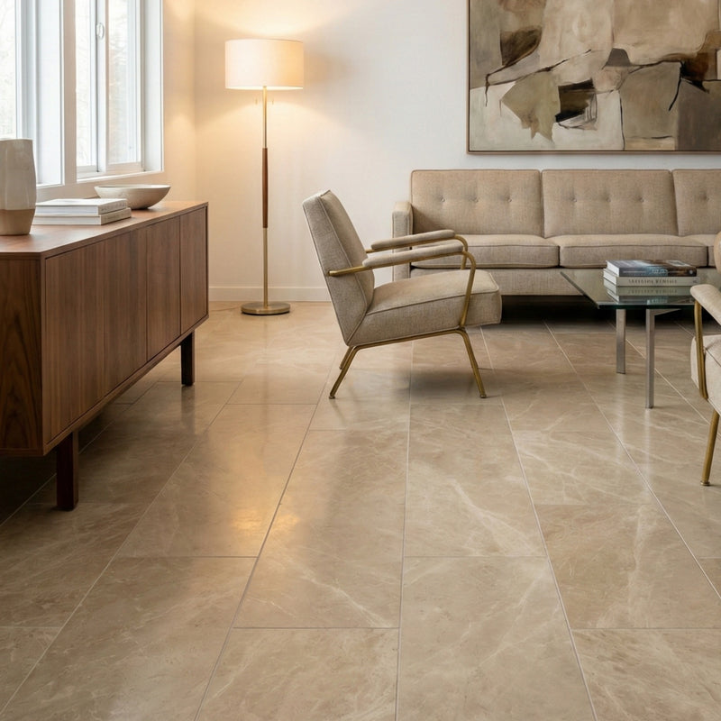 Royal Beige Honed Marble Tiles 12x24 Marble Honed 12x24 Tiles — 2
