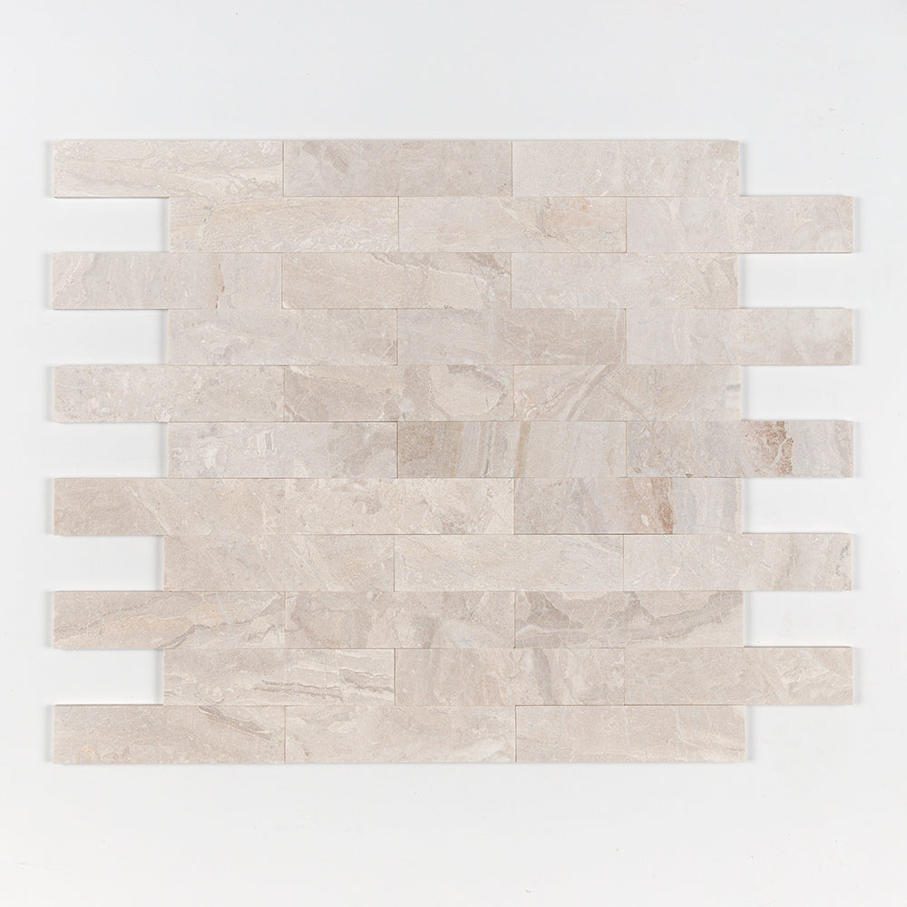 Royal Beige Fine Textured Subway Marble Tiles 3x12 Marble Fine Textured 3x12 Tiles — 1