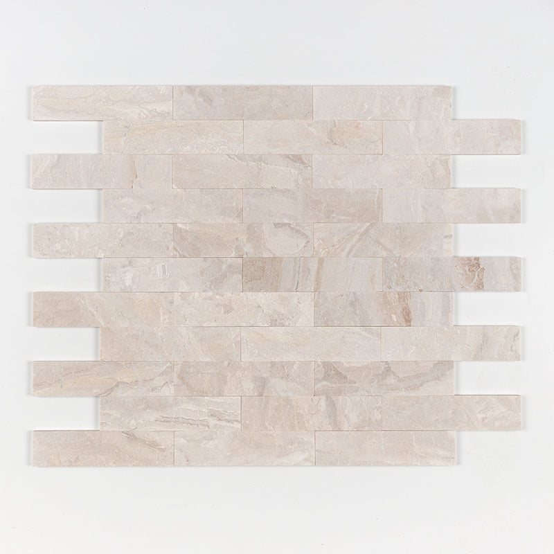 Royal Beige Fine Textured Subway Marble Tiles 3x12 Marble Fine Textured 3x12 Tiles — 1
