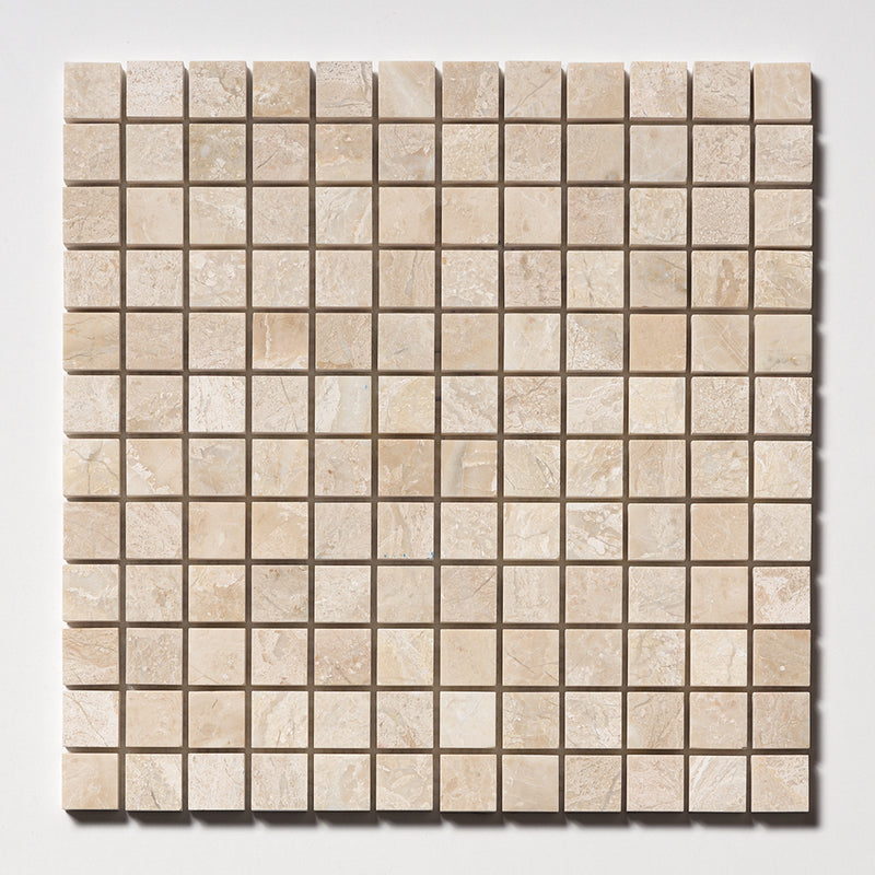 Royal Beige Polished 1x1 Marble Mosaics 12x12 Marble Polished 12x12 Mosaics