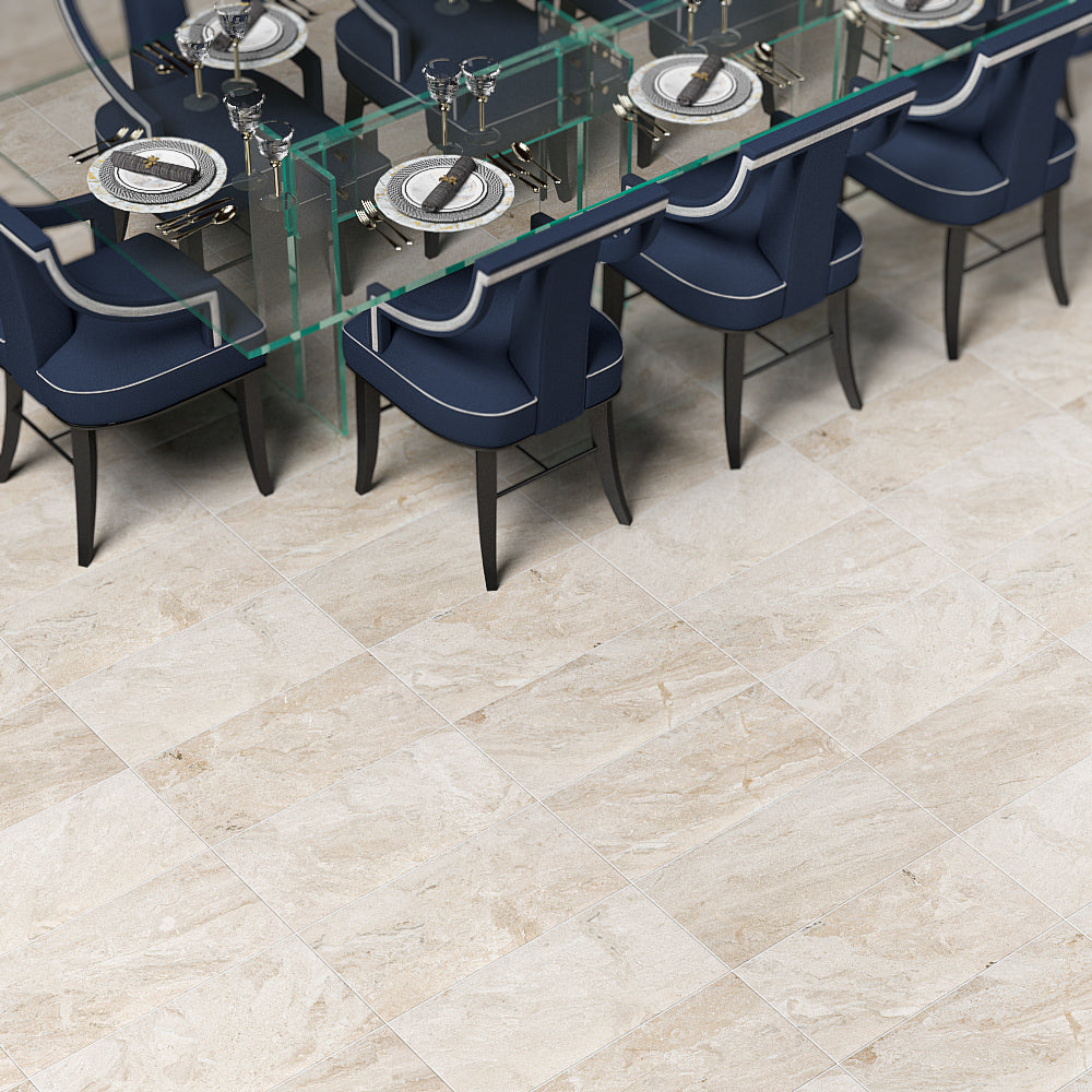 Royal Beige Polished Marble Tiles 12x24 Marble Polished 12x24 Tiles — 2
