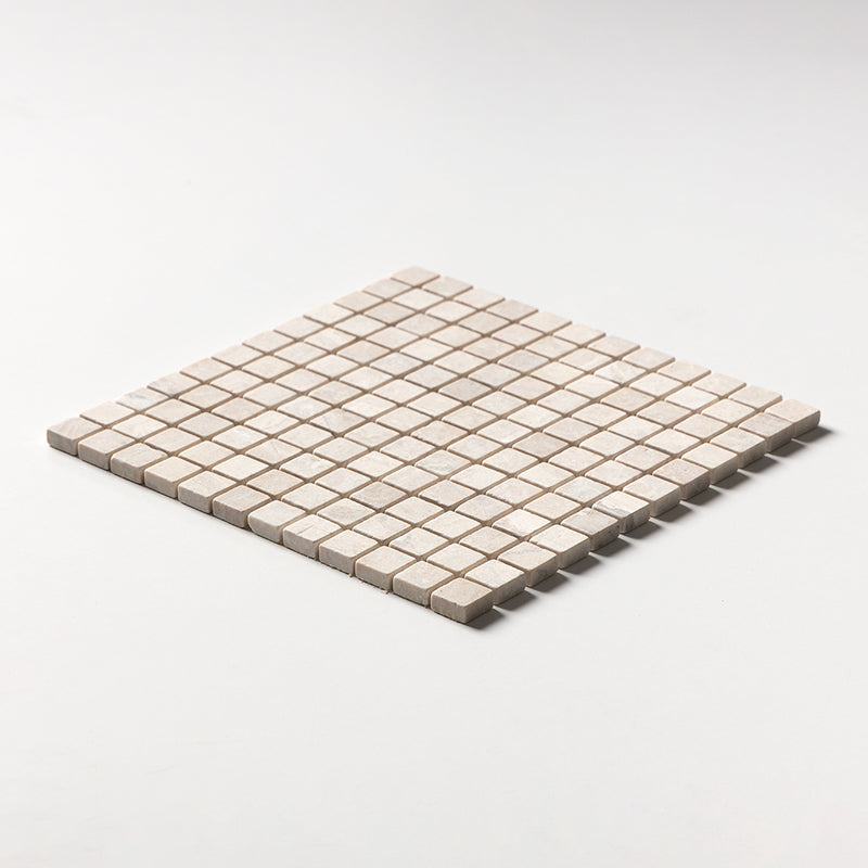 Royal Beige Tumbled 1x1 Marble Mosaics 12x12 Marble Tumbled 12x12 Mosaics — 2