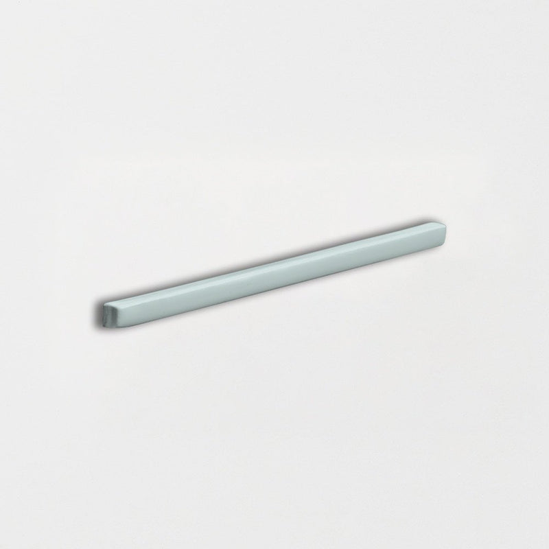 Seafoam Glossy Edge Trim Ceramic Moldings 3/8x6 Ceramic Glossy 2x6 Moldings
