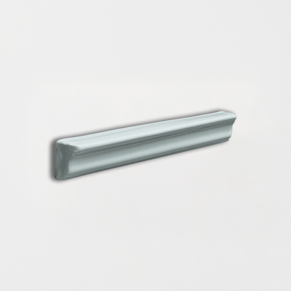 Seafoam Glossy Finish Trim Ceramic Moldings 1x6 Ceramic Glossy 2x6 Moldings