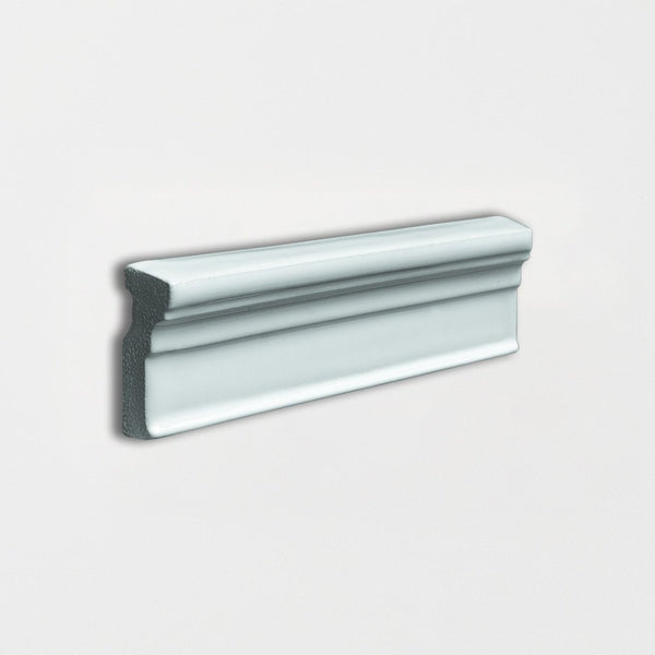 Seafoam Glossy Ogee Trim Ceramic Moldings 2x6