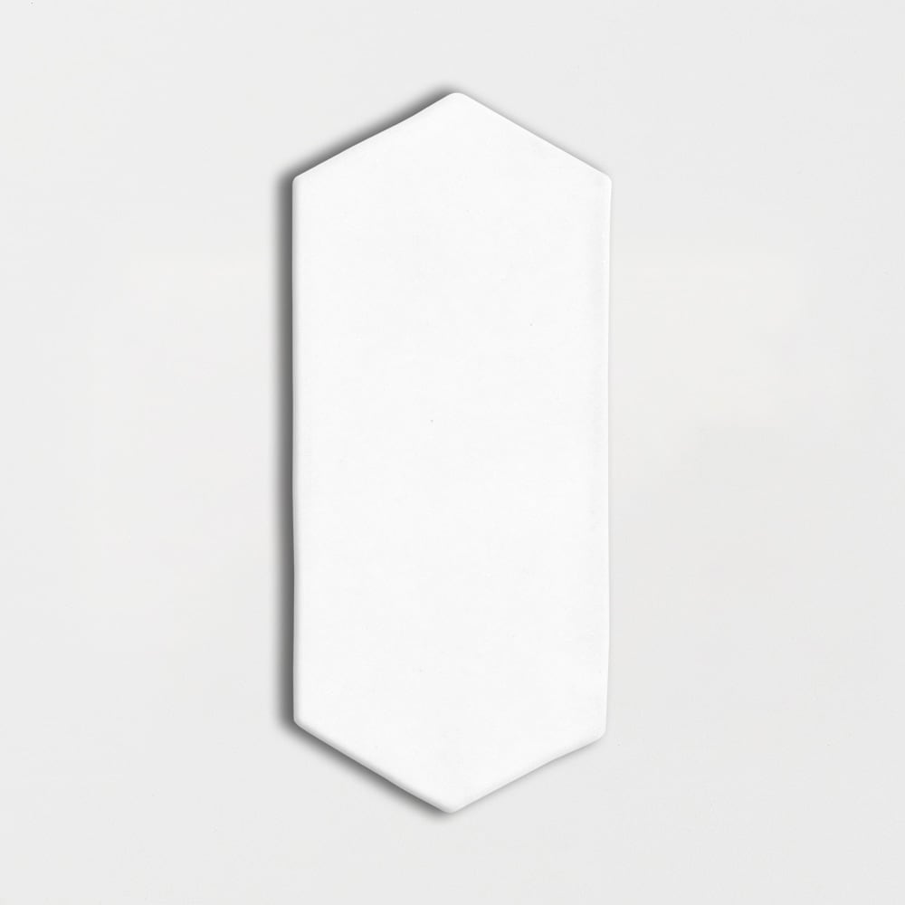 Royal Whi Glo Pct 3x6x3/8 Ceramic Glossy 3x12 Tiles