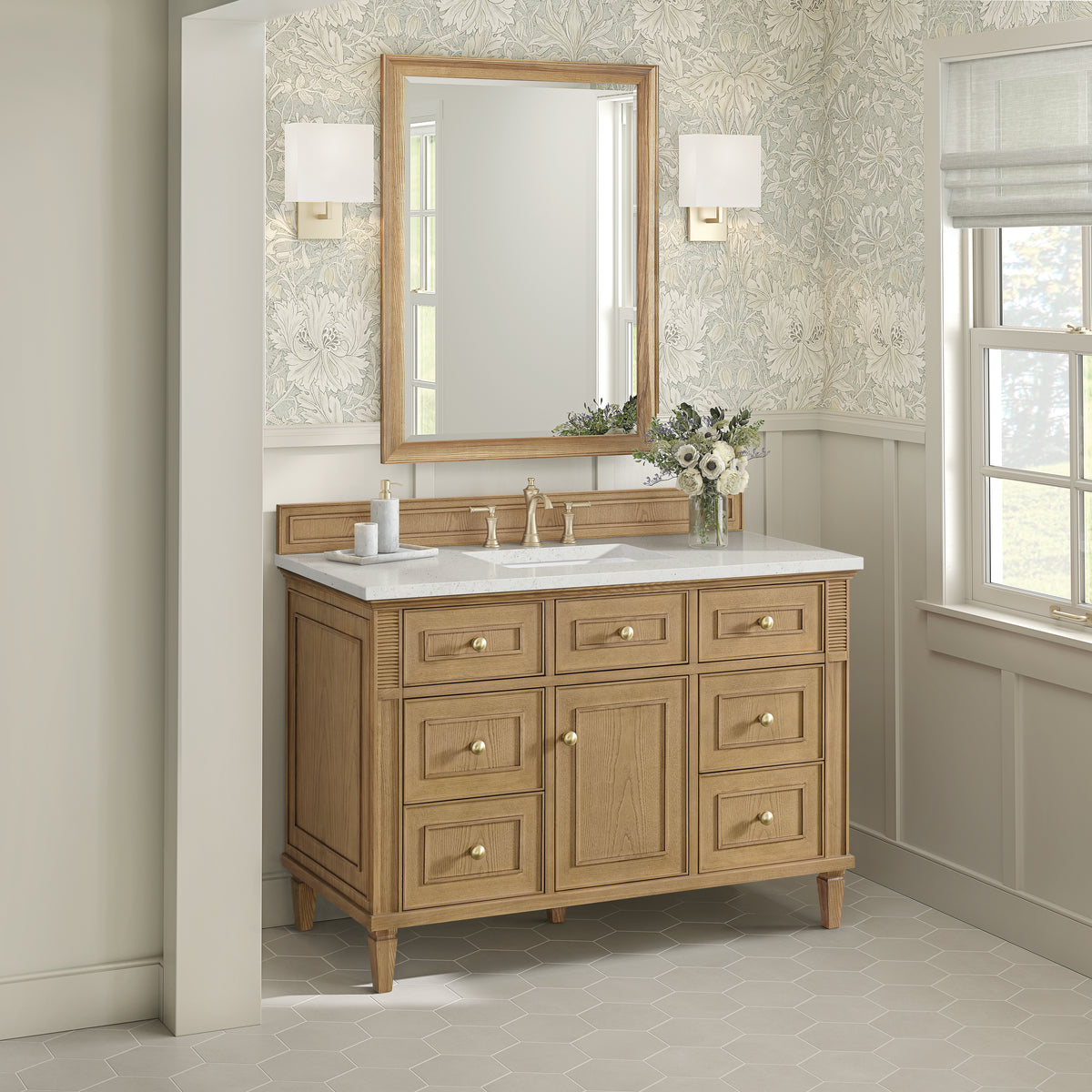 James Martin Lorelai 48" Single Bathroom Vanity, Light Natural Oak, view 31