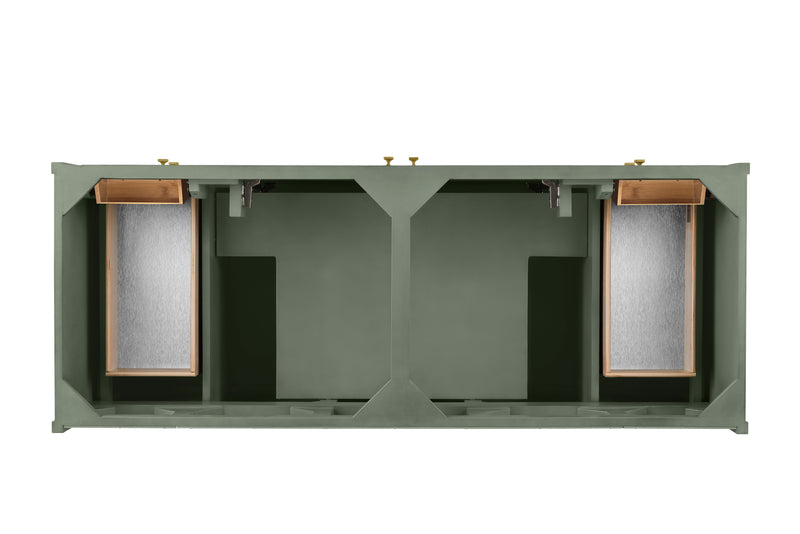 James Martin Chicago 60" Double Vanity Cabinet, Smokey Celadon by James Martin